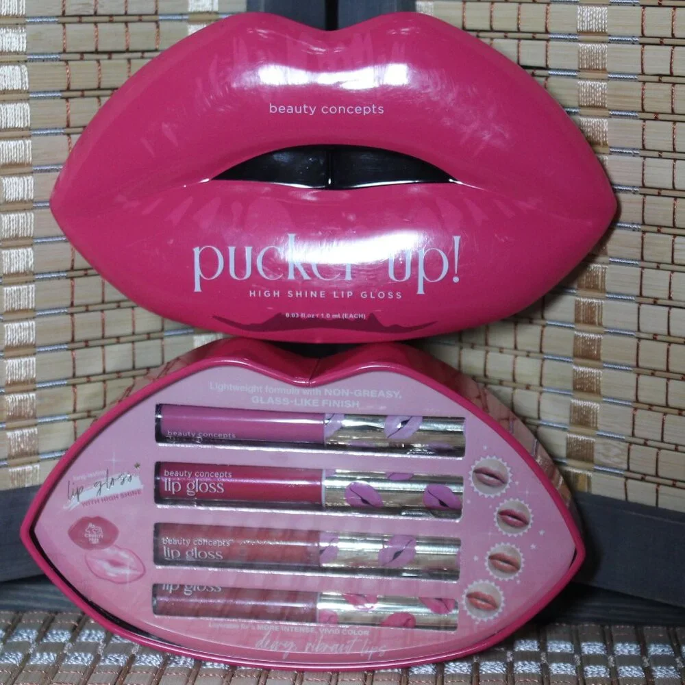 Beauty Concepts Pucker Up High Shine Lip Gloss Set